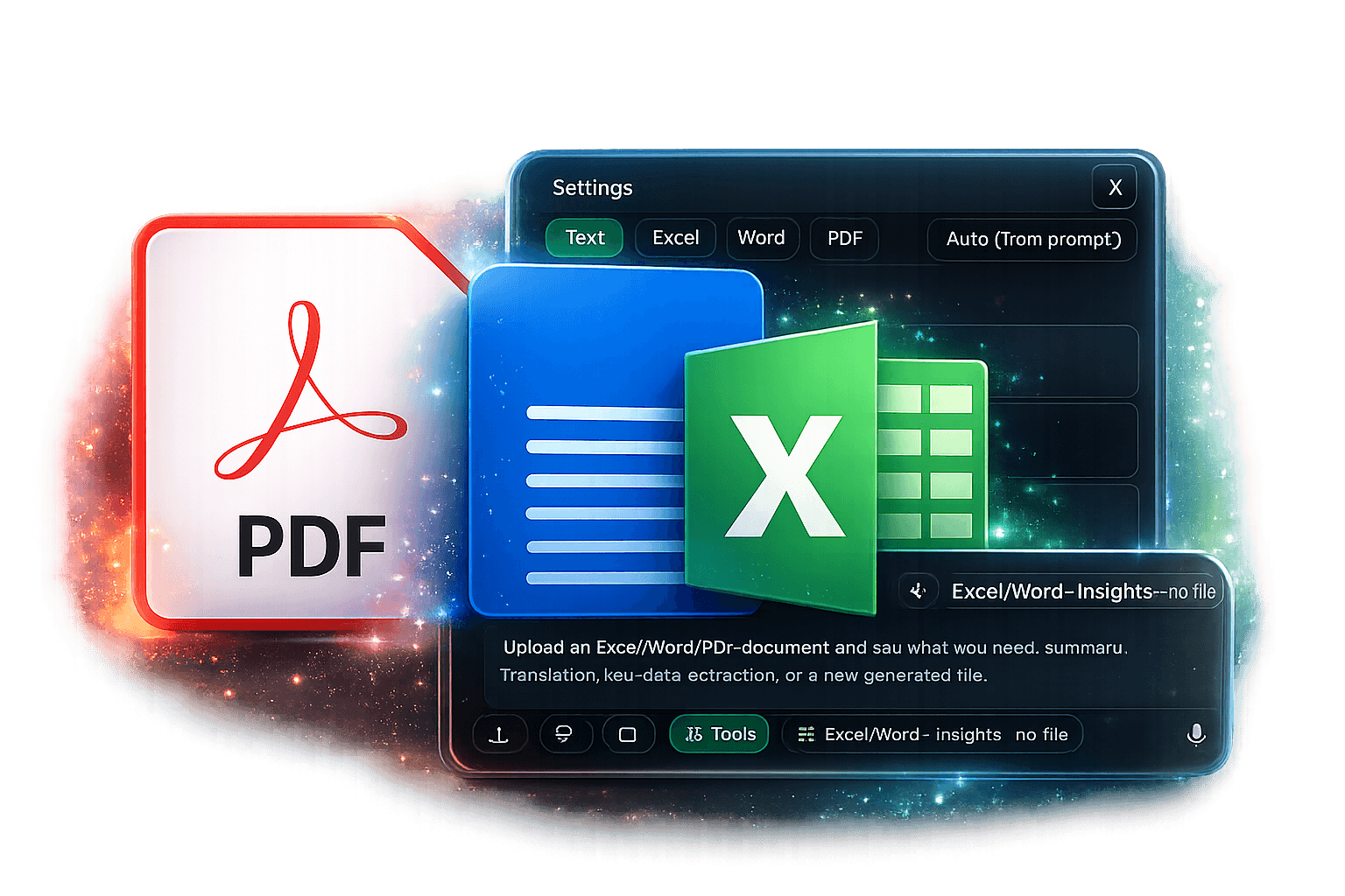 Generate Word, Excel and PDF Documents with AI Agent